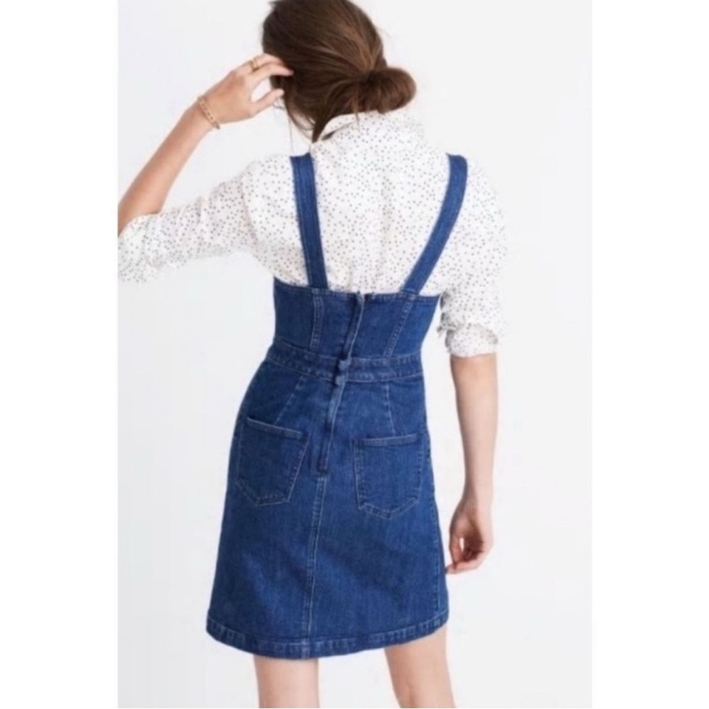 Denim Overall Dress - Picture 2 of 7